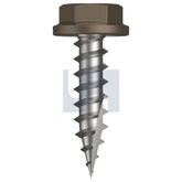 Hobsons - #10-12 x 20 Jasper (Sorrell) -Cl4 As3566 Type 17 Flanged Hex | Q519-Ja (Pack Of 1000)